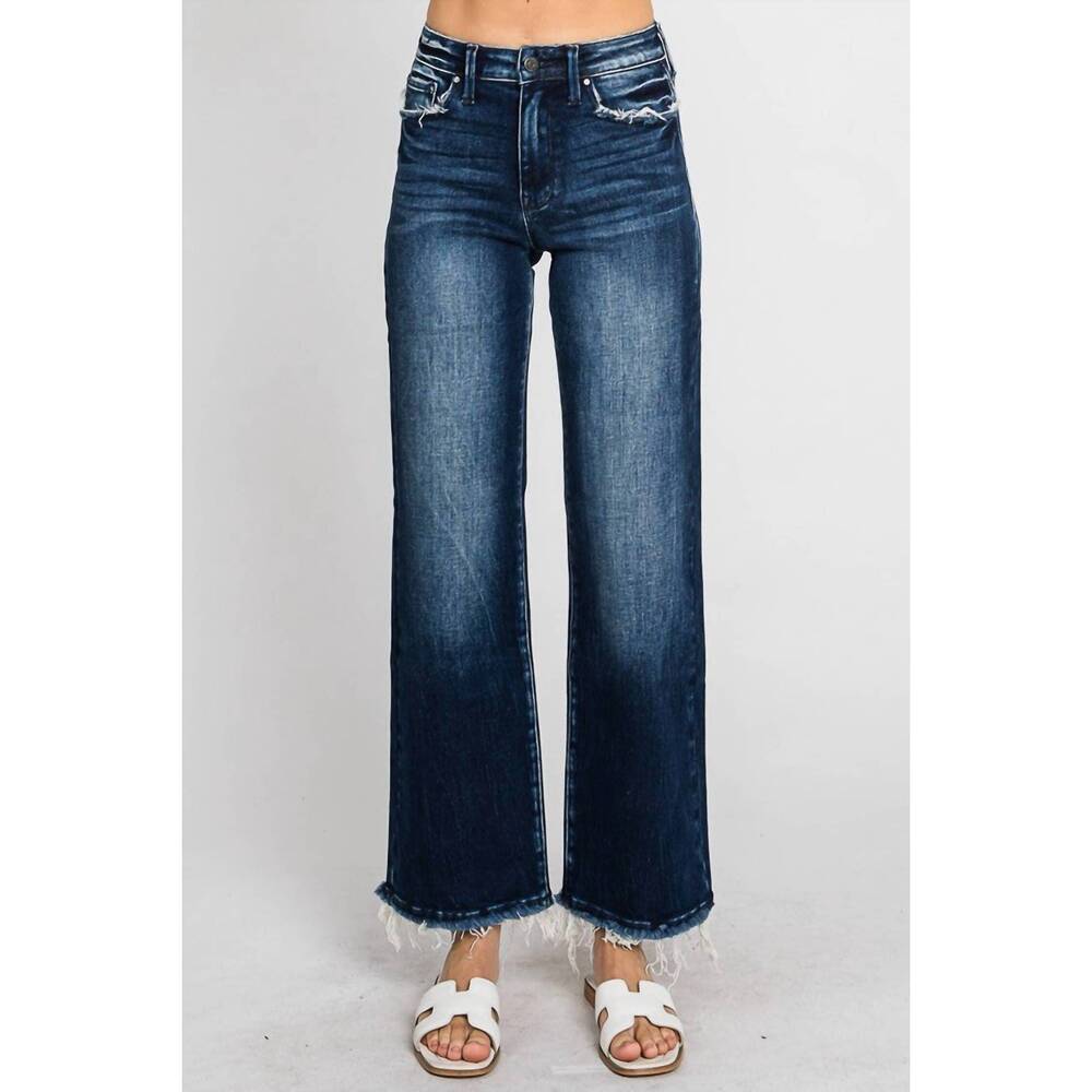 NEW PETRA classic straight high rise jeans in blue